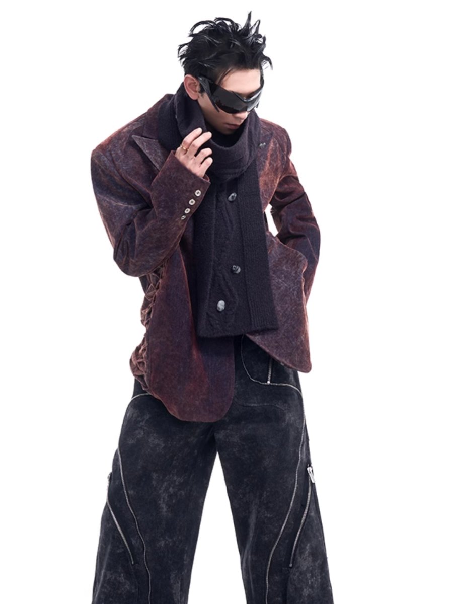 [STARTEXCEEDEND] denim suit jacket FE0605
