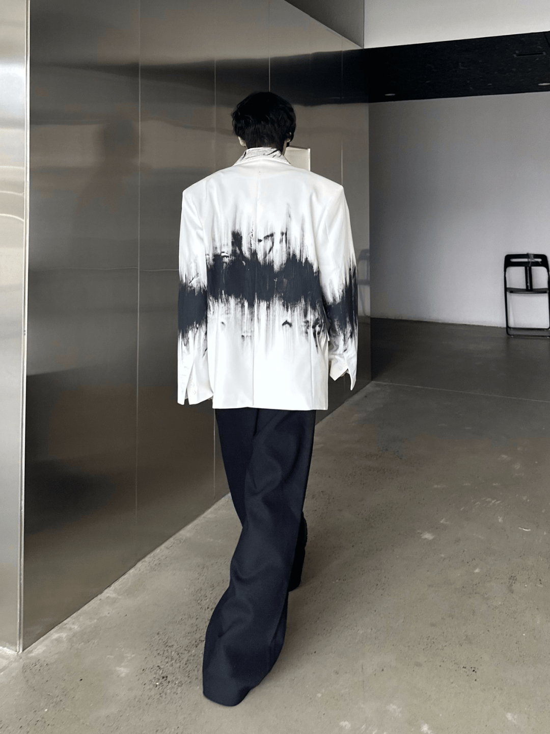 [MARTHENAUT] Shoulder Pads Premium Silhouette Suit  FE0606
