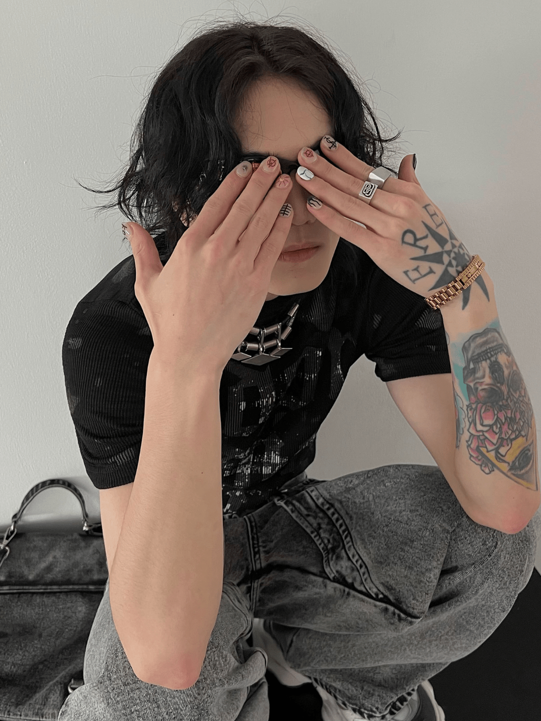[SOULWORKER] punk genderless t-shirt   FE0541