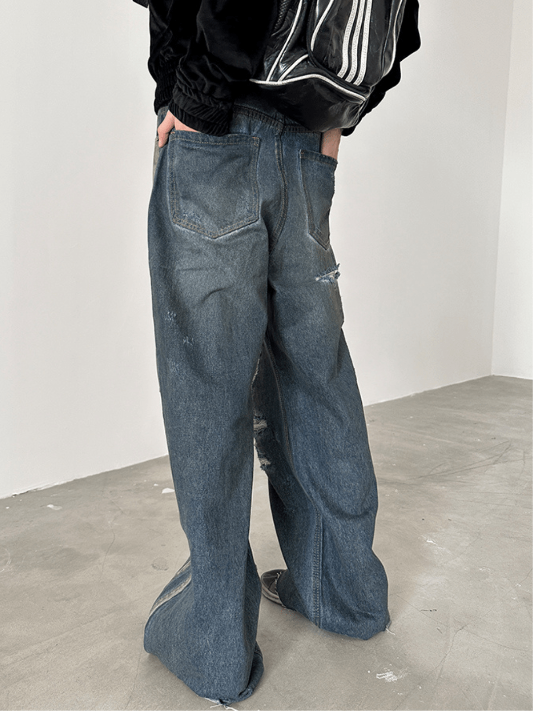 washed ripped jeans FE0436