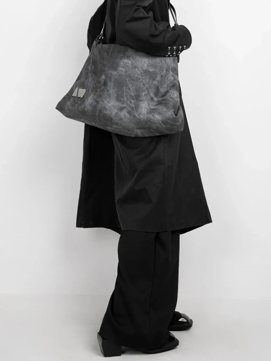 [LUCKYSTUDIO]LARGE SOFT LEATHER SHOULDER CROSSBODY BAG   FA113