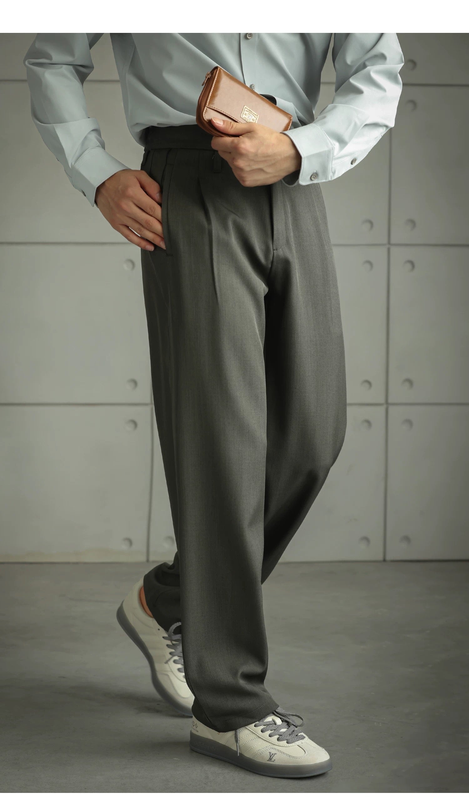 Men’s Straight-Leg Oversized Casual Pants  FE0363