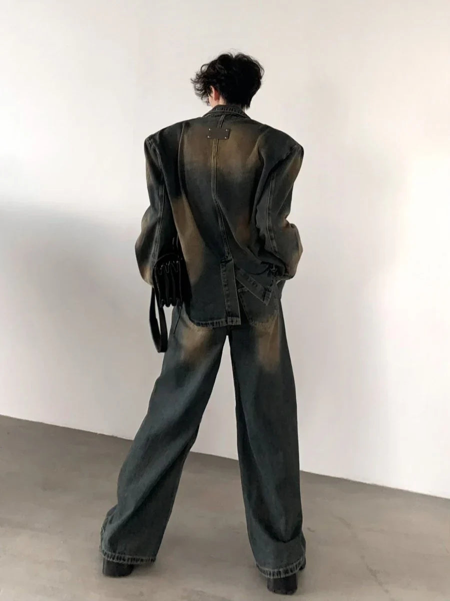 [AUTUMNWIND] DENIM JACKET + BOTTOMS  FE0450