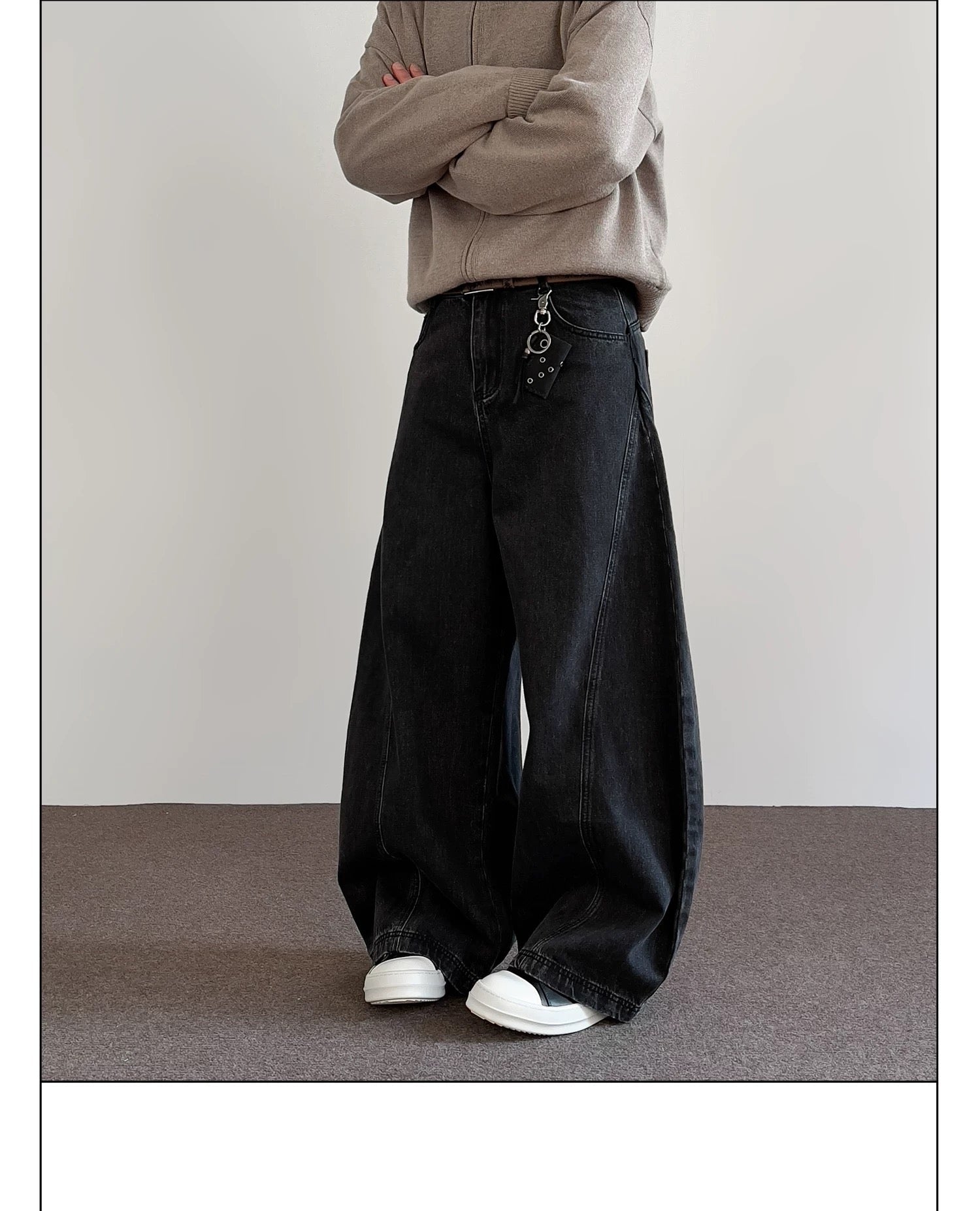 Men’s American Vintage Wide-Leg Denim Jeans FE0378