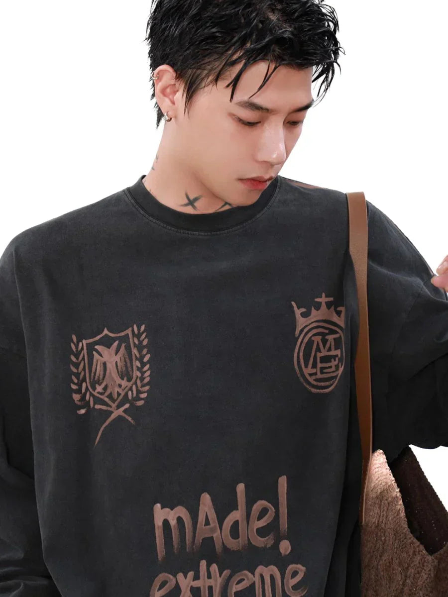 [MRNEARLY] STREET GRAFFITI T-SHIRT  FE0538