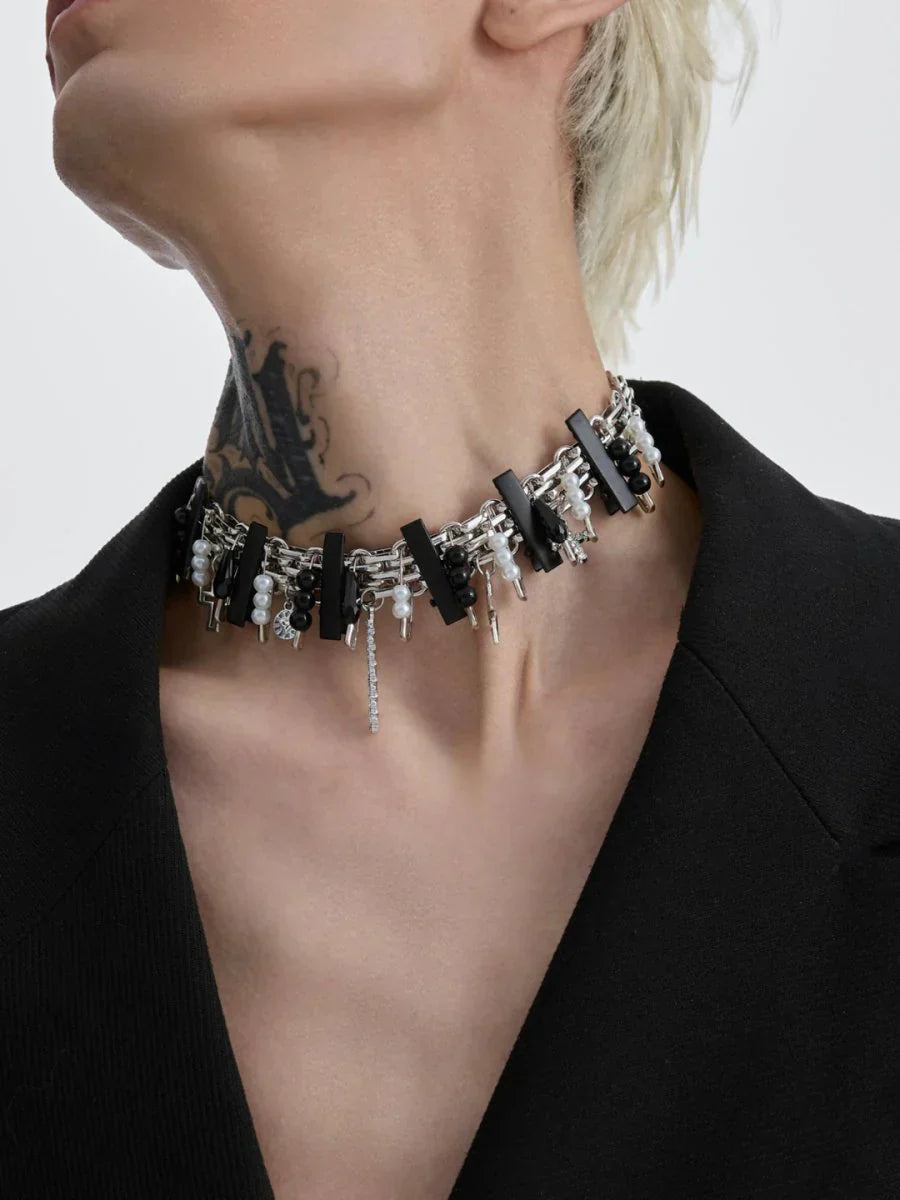 [STRUC TON] STRUC TON PUNK NECKLACE   FA102