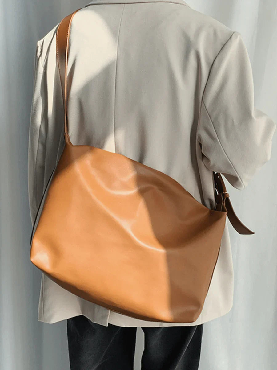 KOREAN STREET LEATHER SHOULDER BAG   FA089