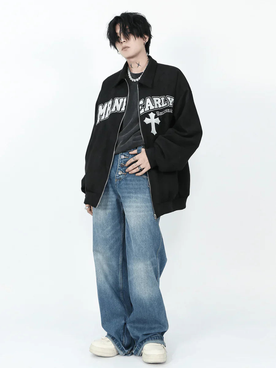 [MRNEARLY] SUEDE VINTAGE JACKET  FE0456