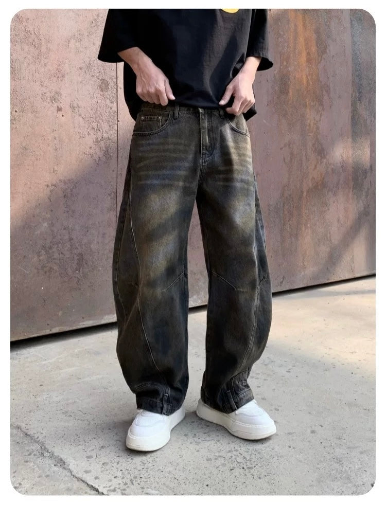 Men’s American Vintage Wide-Leg Jeans  FE0099