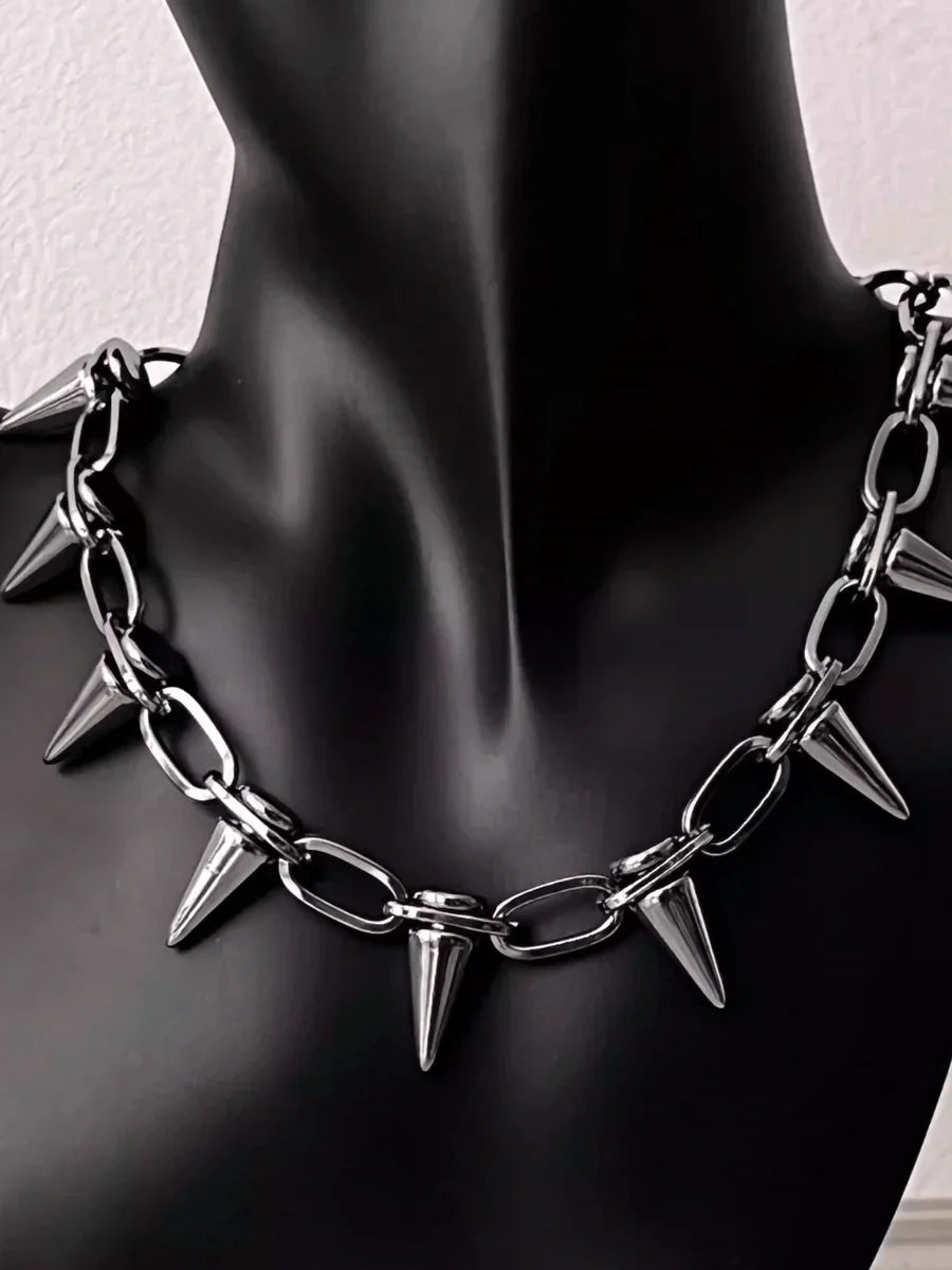 RIVET DARK BULLET NECKLACE   FA106