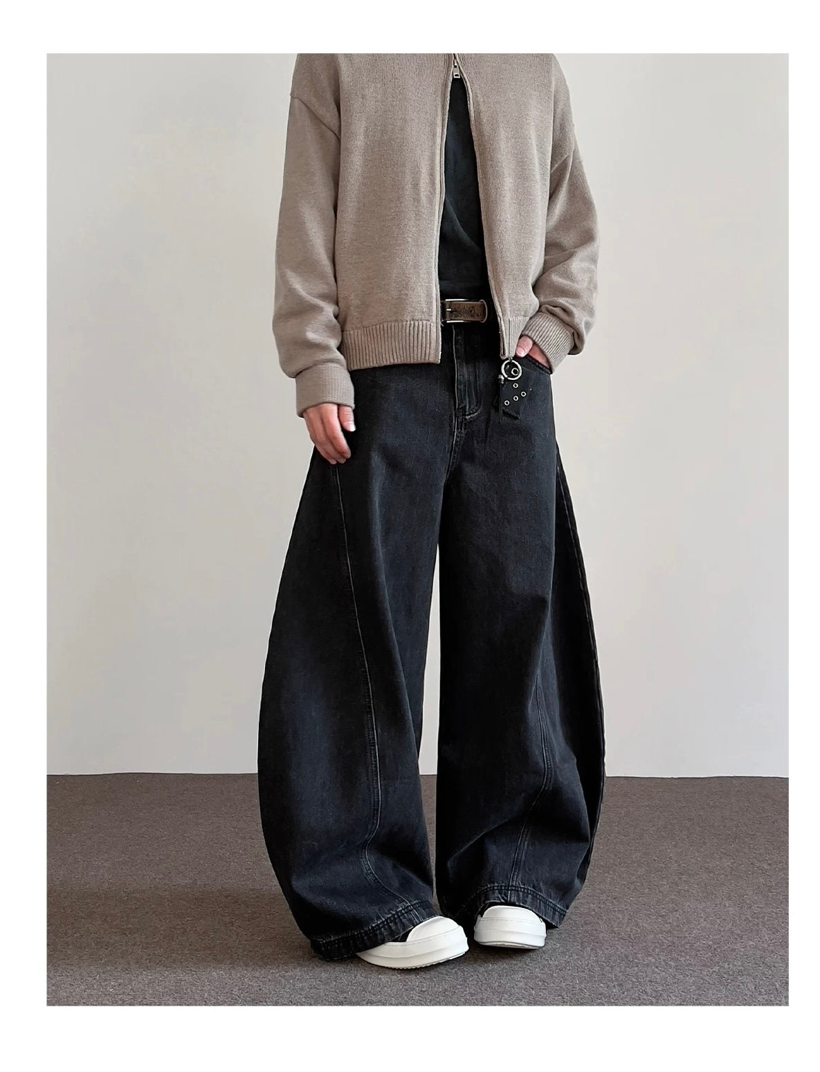 Men’s American Vintage Wide-Leg Denim Jeans FE0378