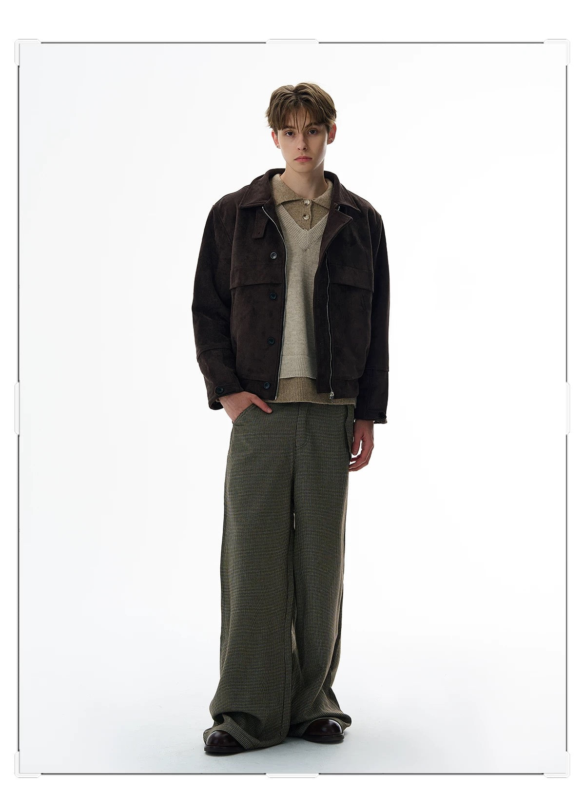 American Retro Suede Jacket  FE0349