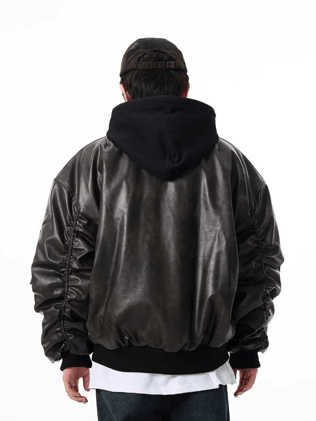 [motherfucker] American flight jacket leather jacket FE0620