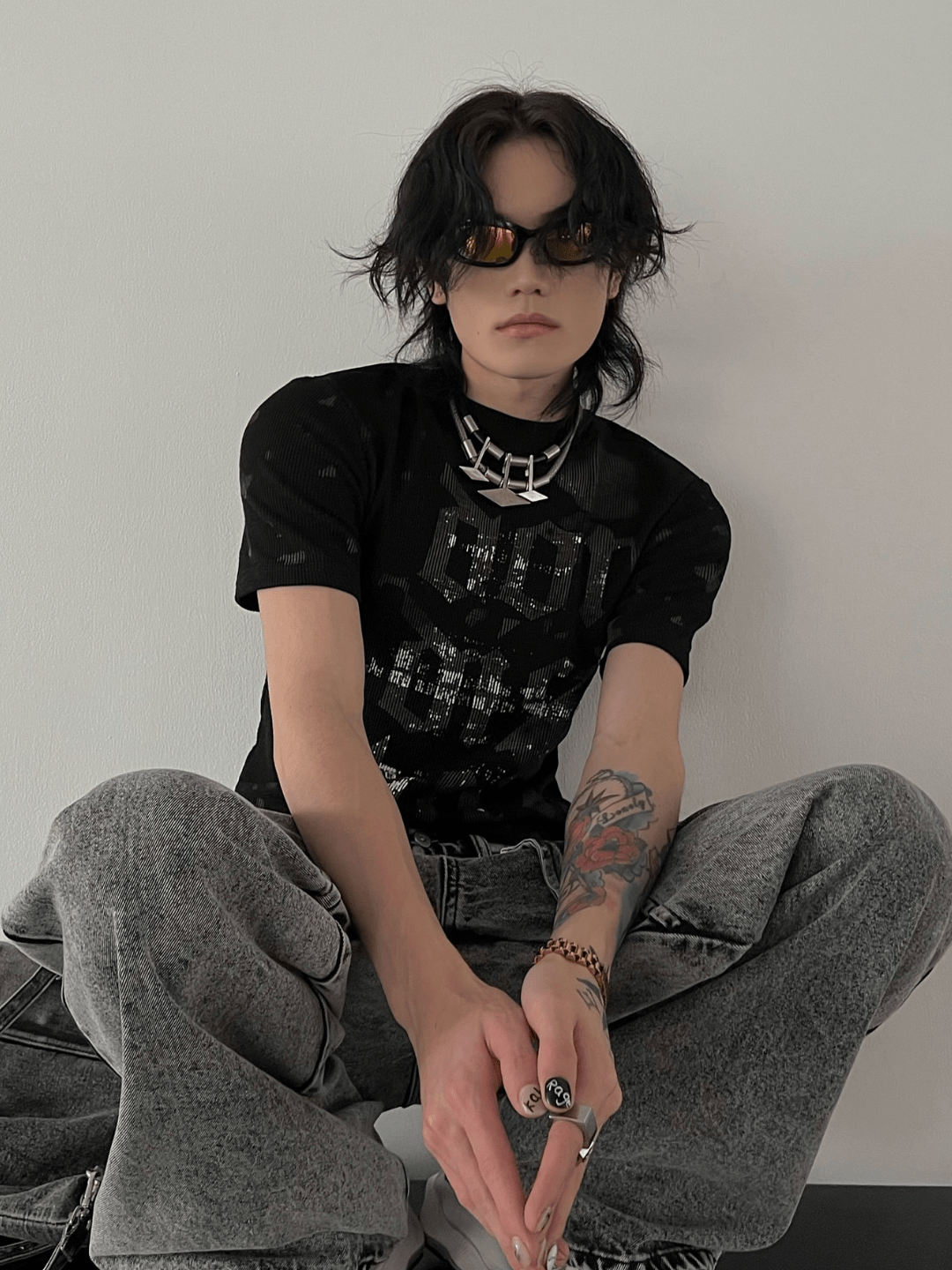 [SOULWORKER] punk genderless t-shirt   FE0541