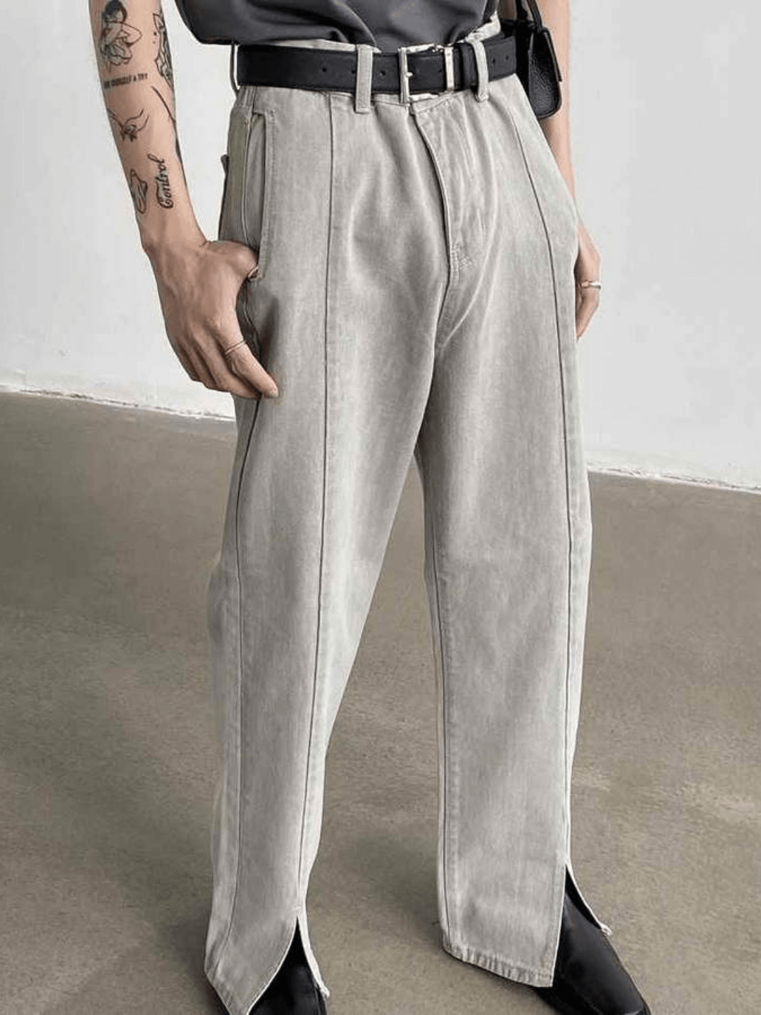 Center Slit Denim  FE0431
