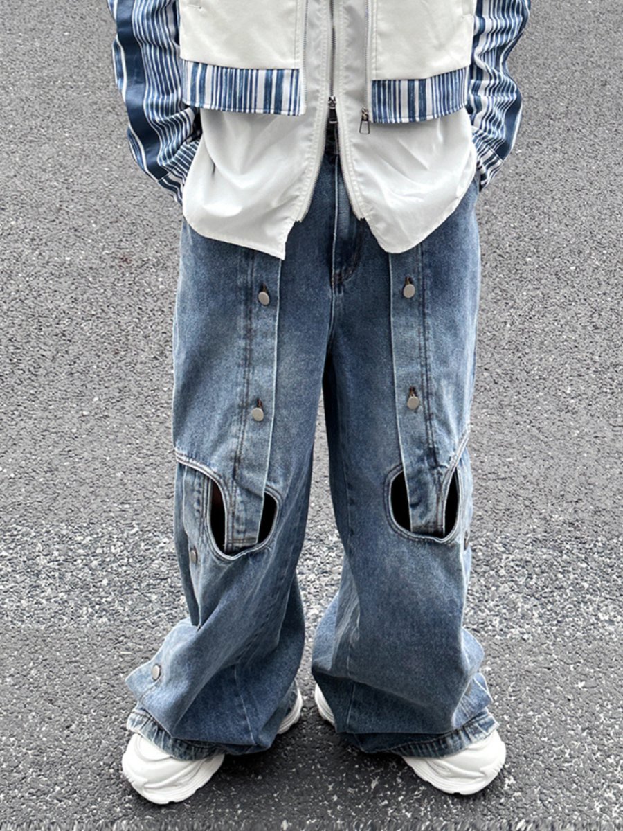 straight wide-leg jeans  FE0109