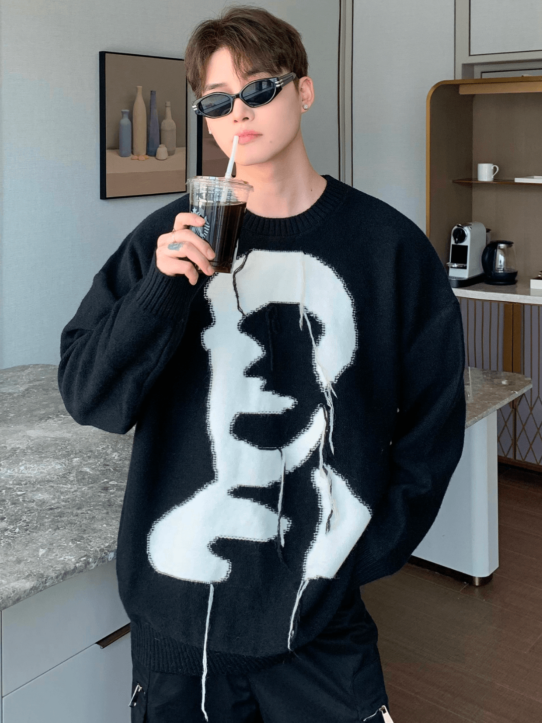 [CUIBUJU] High End Round Neck Sweater FE0656