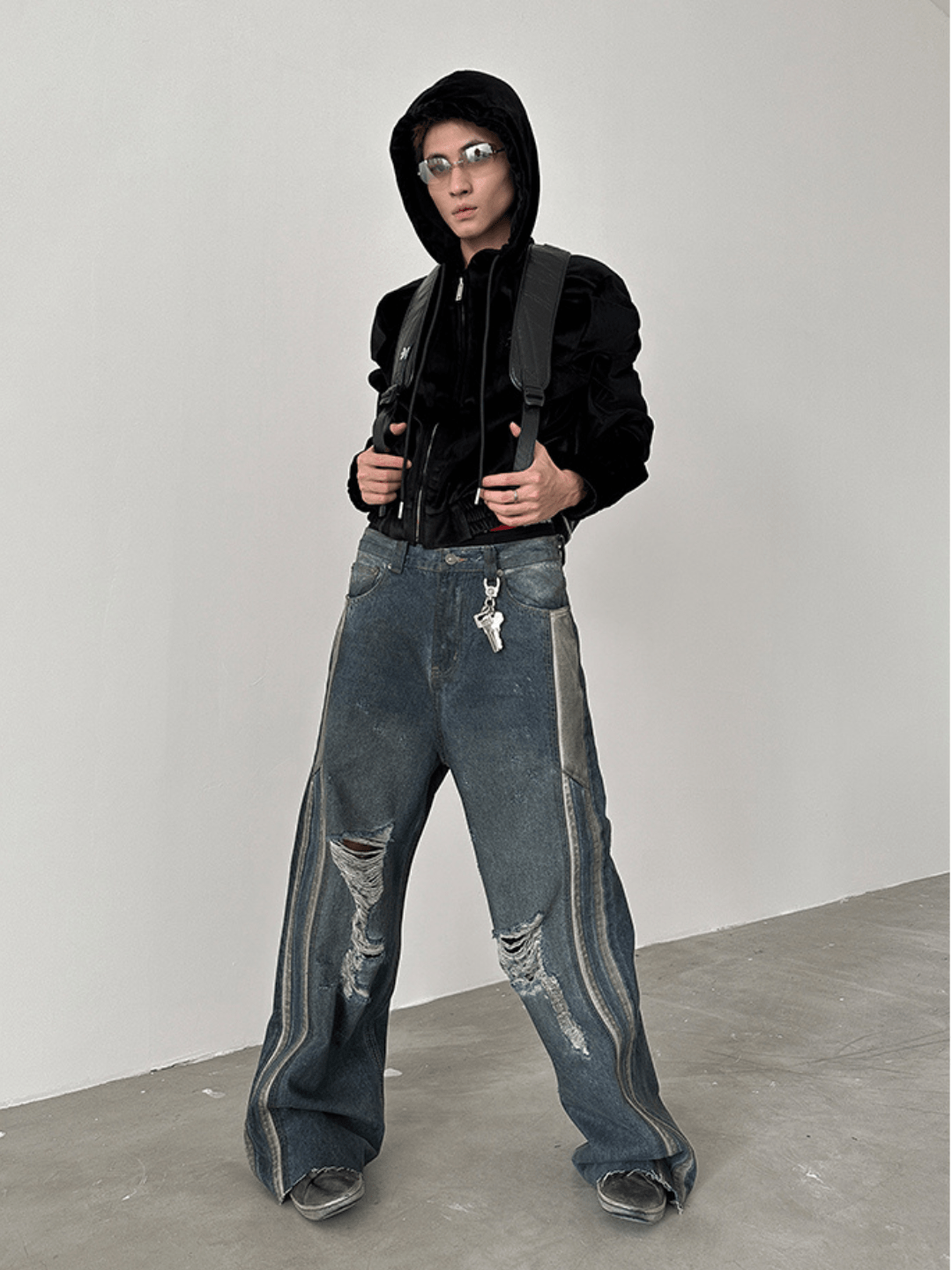 washed ripped jeans FE0436