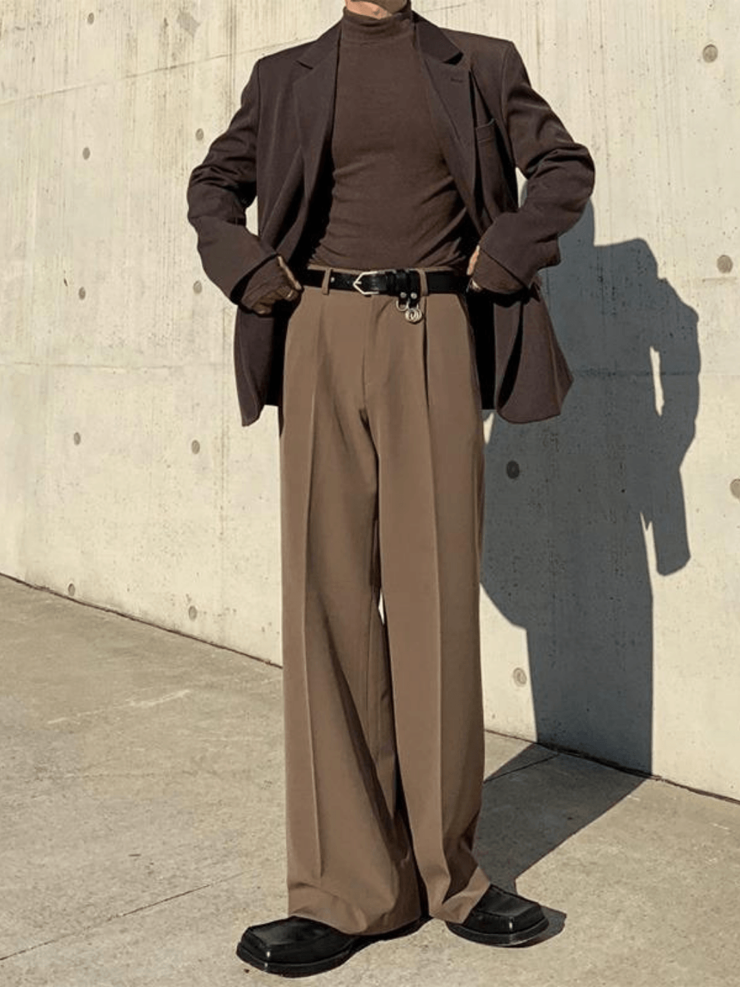 Loose Silhouette Flare Slacks FE0410