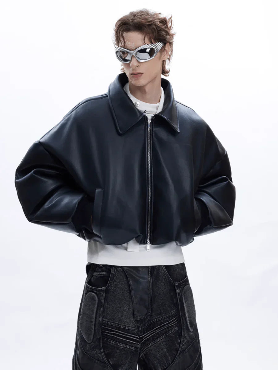COTTON LEATHER JACKET FE0486