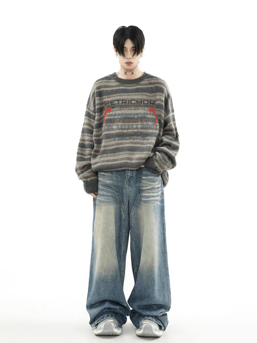 ROUND NECK PULLOVER SWEATER   FE0221