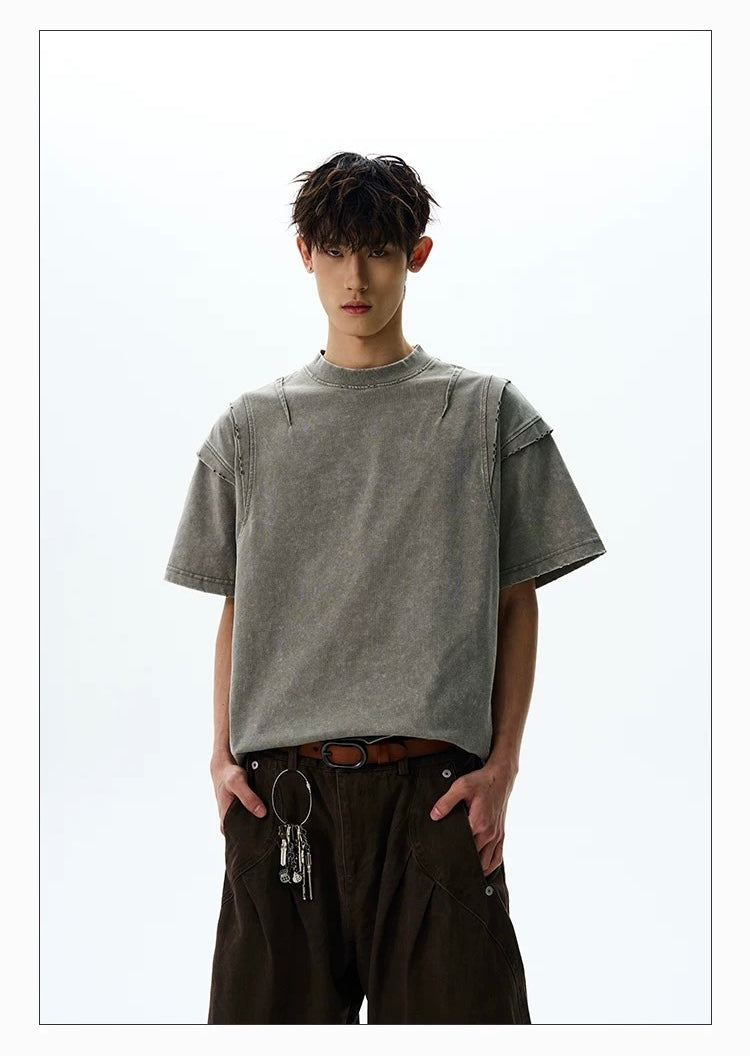 Men’s Solid Essential Short-Sleeve Tee   FE0366