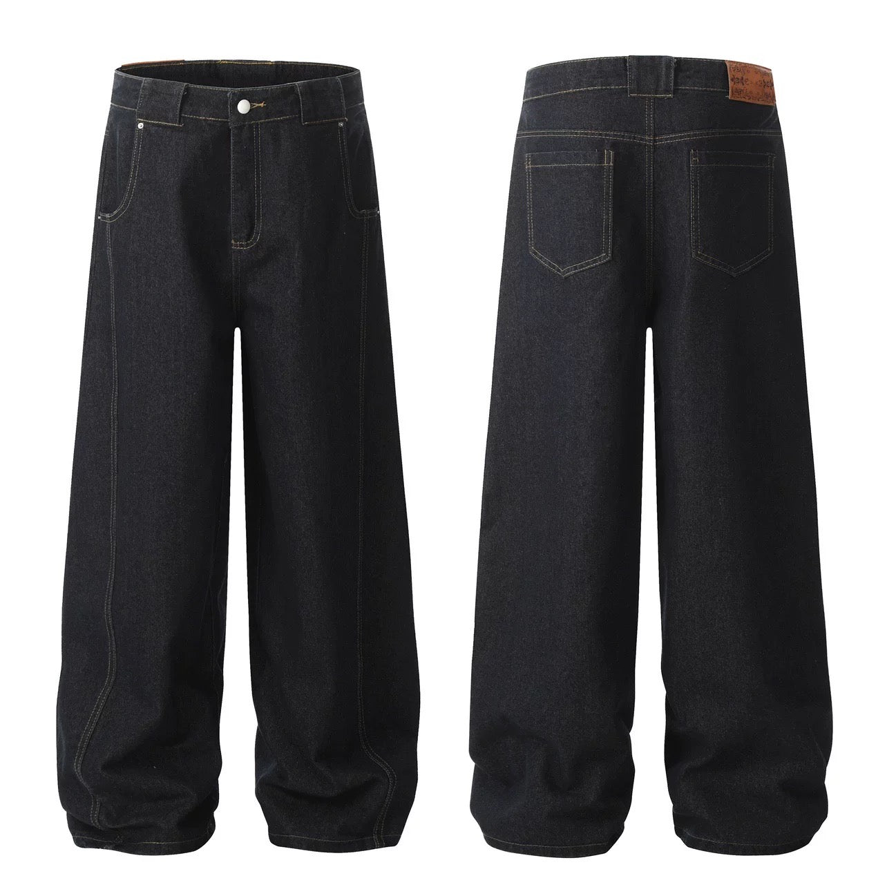 Men’s American Vintage Wide-Leg Denim Jeans  FE0371
