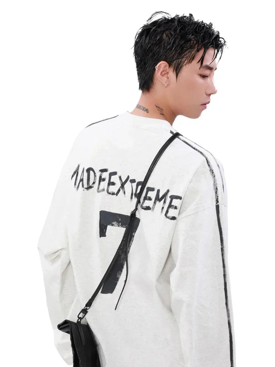 [MRNEARLY] STREET GRAFFITI T-SHIRT  FE0538