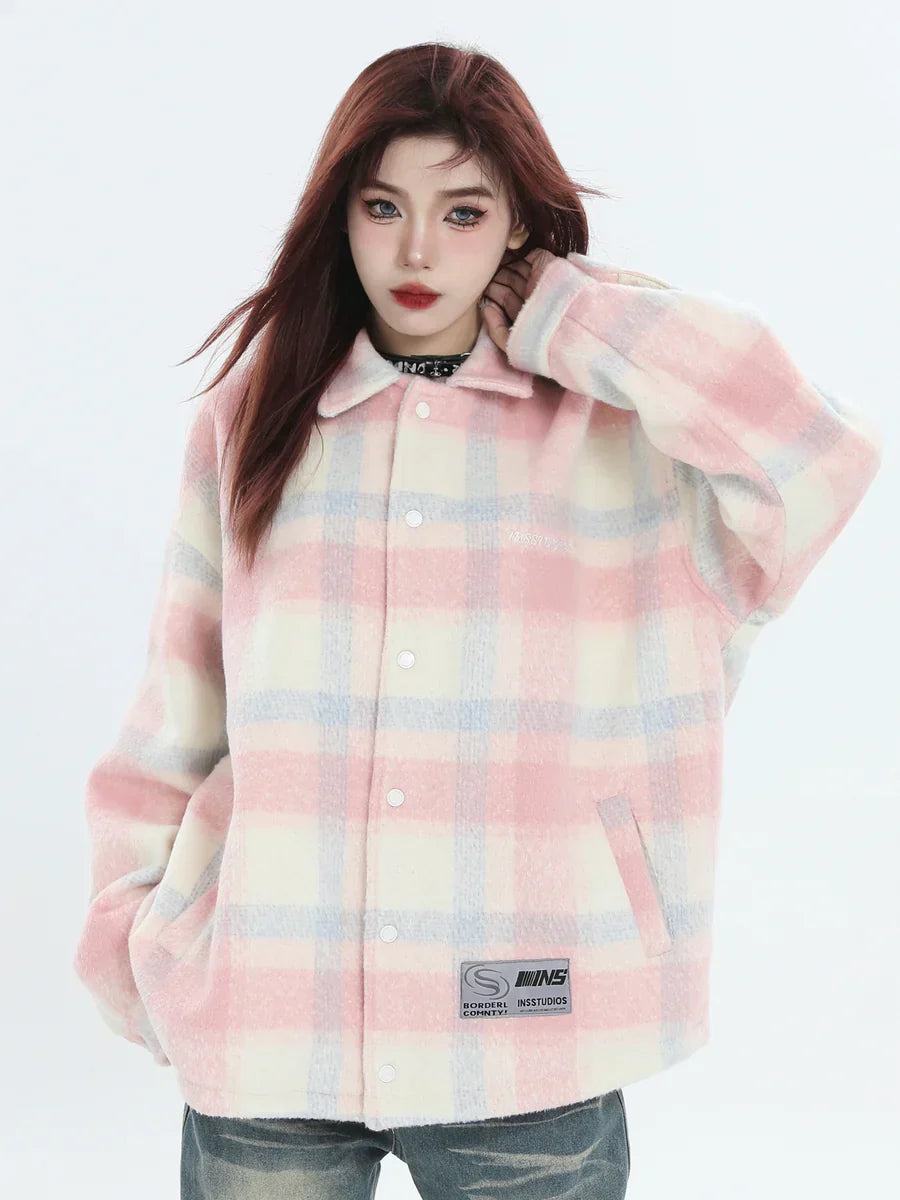 LOGO LOOSE LAPEL JACKET   FE0119