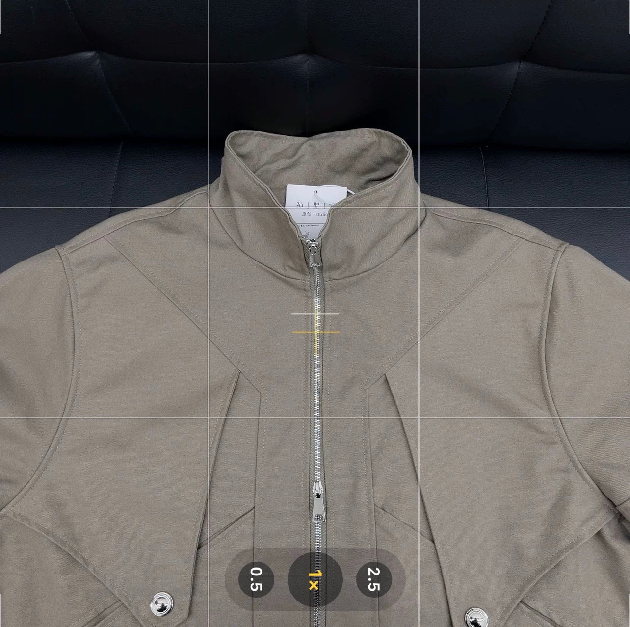 Men’s Stand Collar Jacket – Minimal Clean Fit Streetwear Outerwear   FE0048