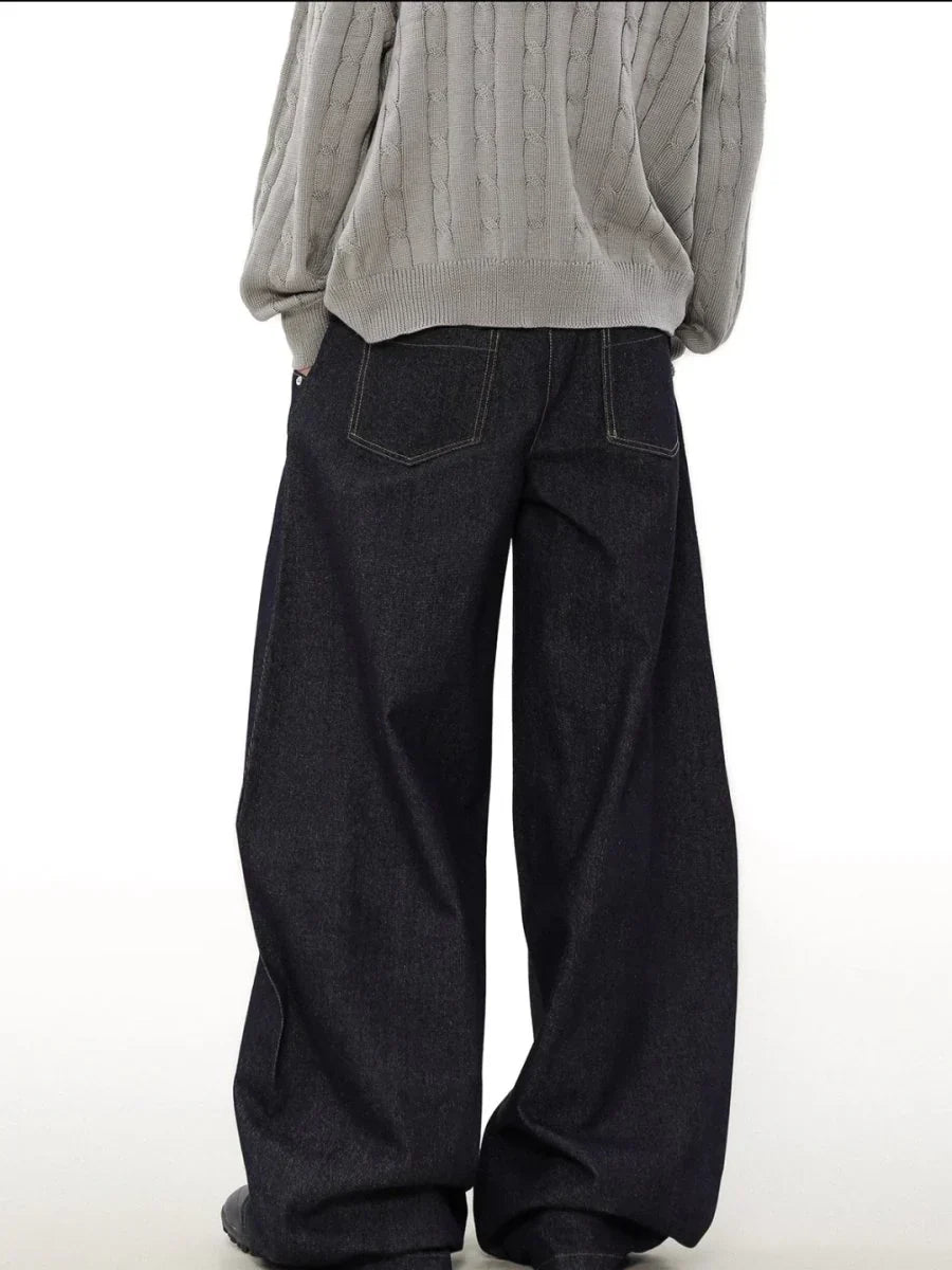 WIDE-LEGGED LOOSE JEANS   FE0111