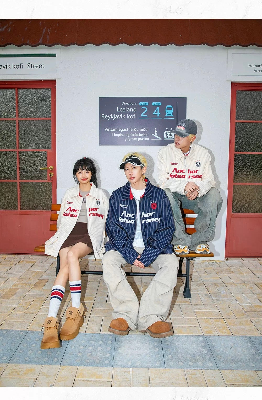 Men’s Striped Embroidered Jacket – Vintage American Streetwear Baseball Outerwear FE0321