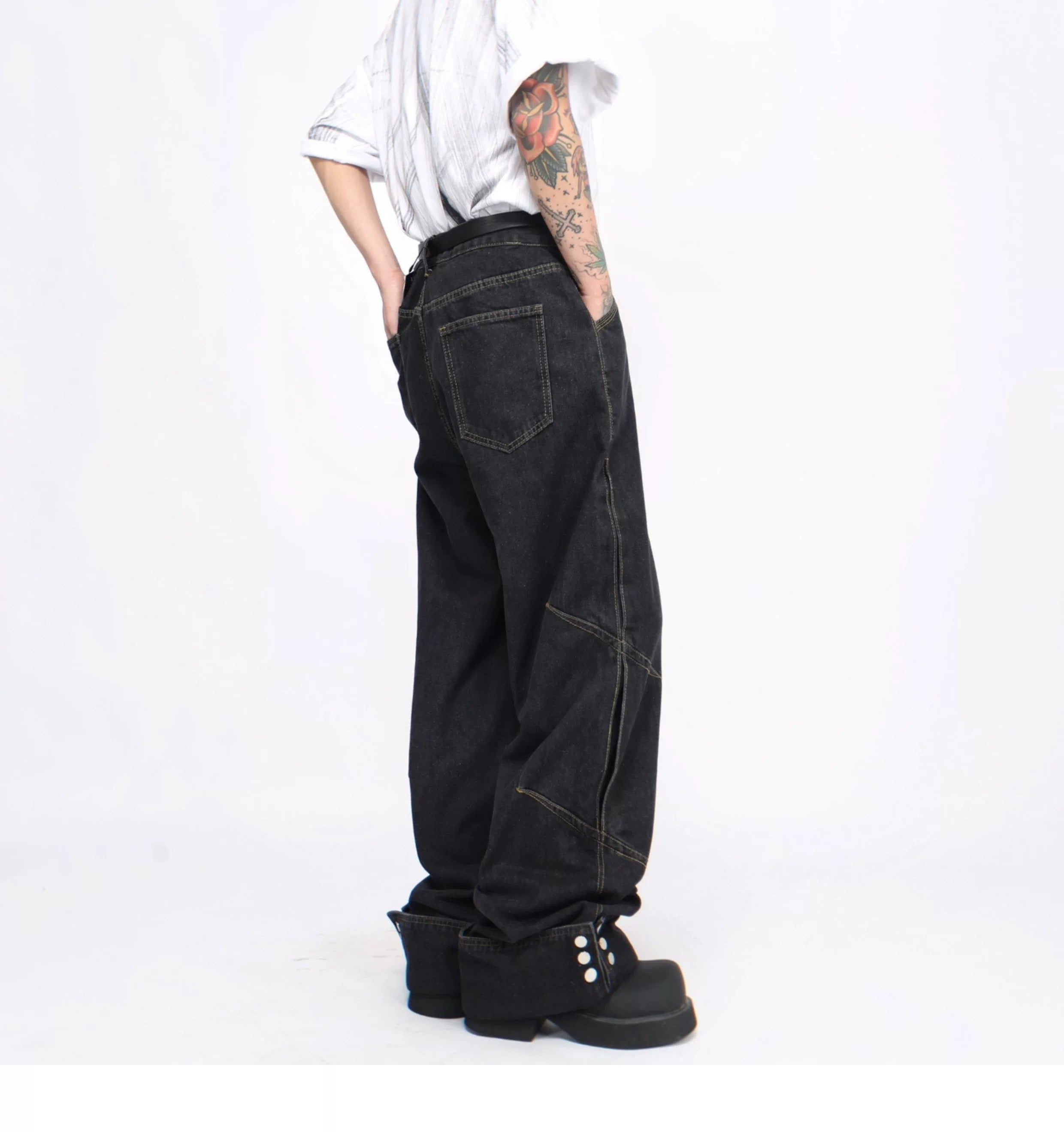 Men’s American Vintage Wide-Leg Denim Jeans FE0373
