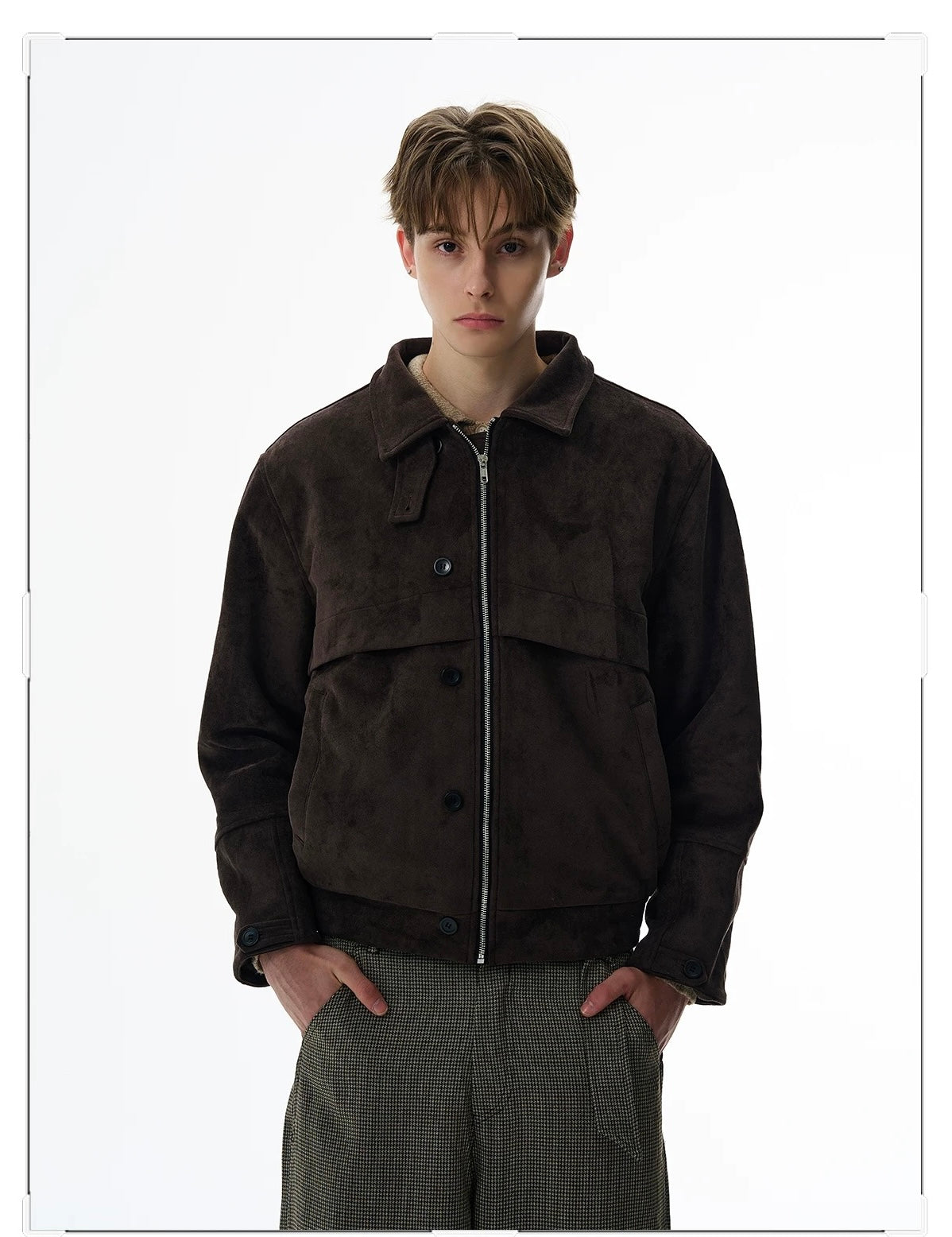 American Retro Suede Jacket  FE0349