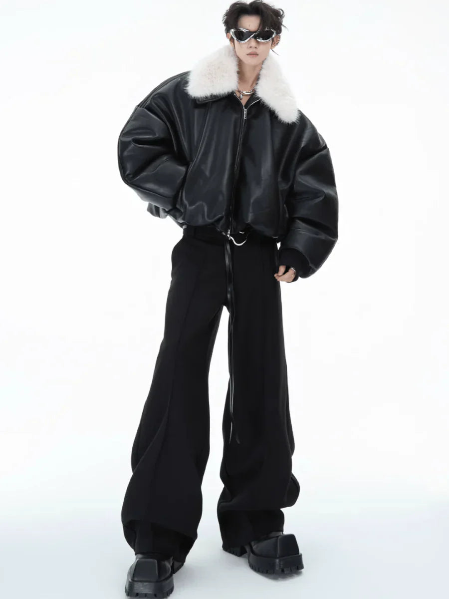 COTTON LEATHER JACKET FE0486