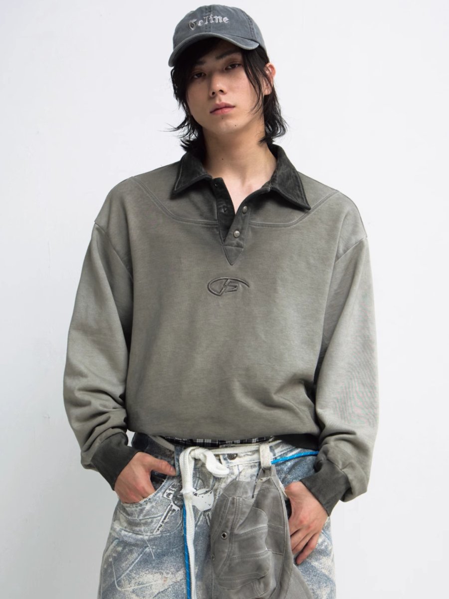 Polo Neck Sweatshirt   FE0232