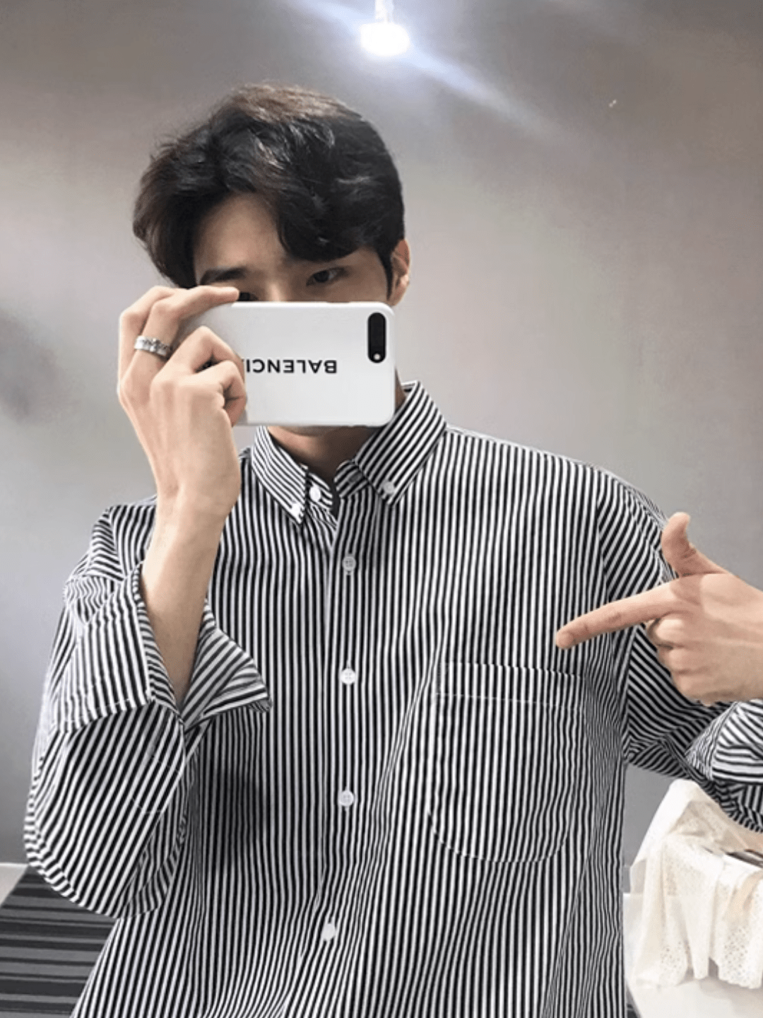 [MRCYC] Autumn long-sleeved striped shirt men   FE0550
