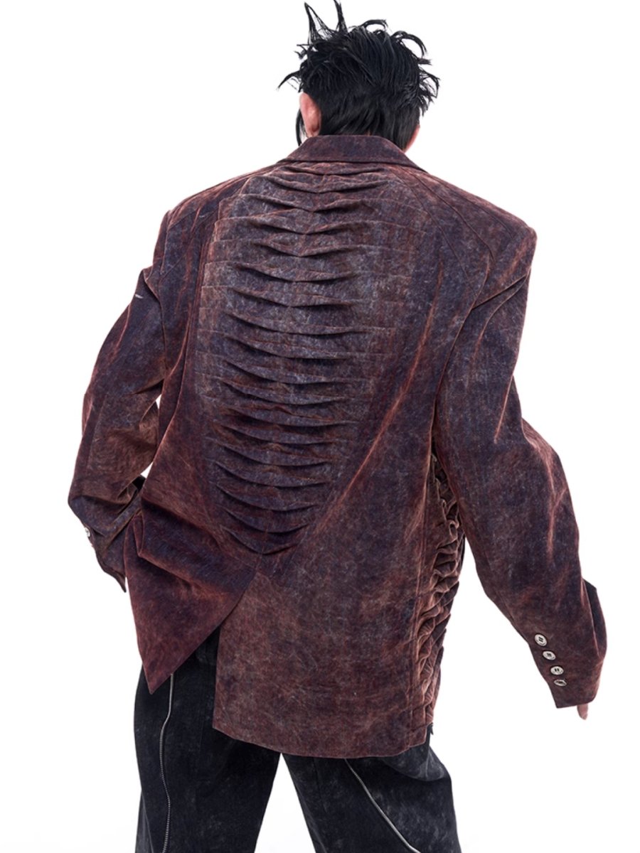 [STARTEXCEEDEND] denim suit jacket FE0605