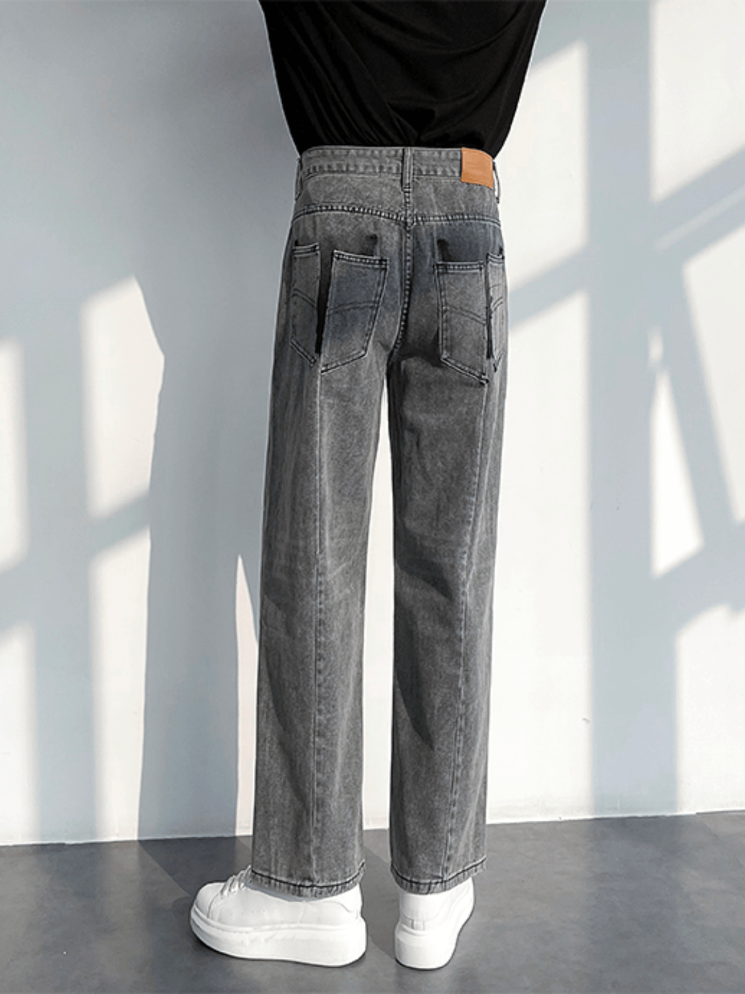 [HOHO] Loose Straight Denim Pants  FE0423