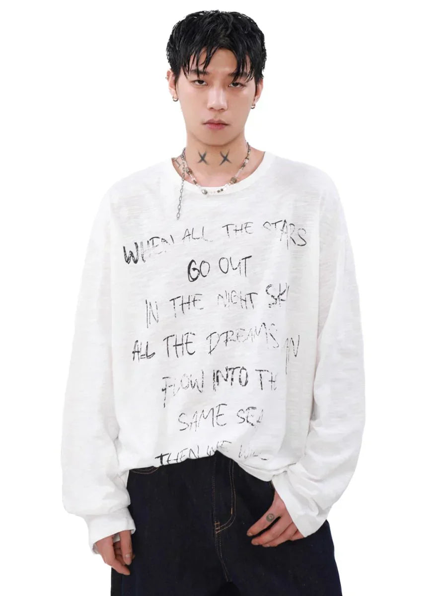 [MRNEARLY] LONG-SLEEVED T-SHIRT FE0539