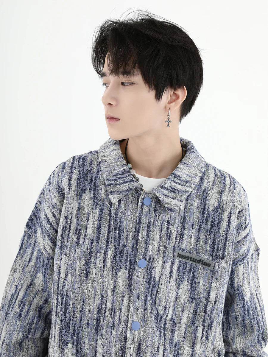 [INSstudios] WASHED DENIM JACKET  FE0120