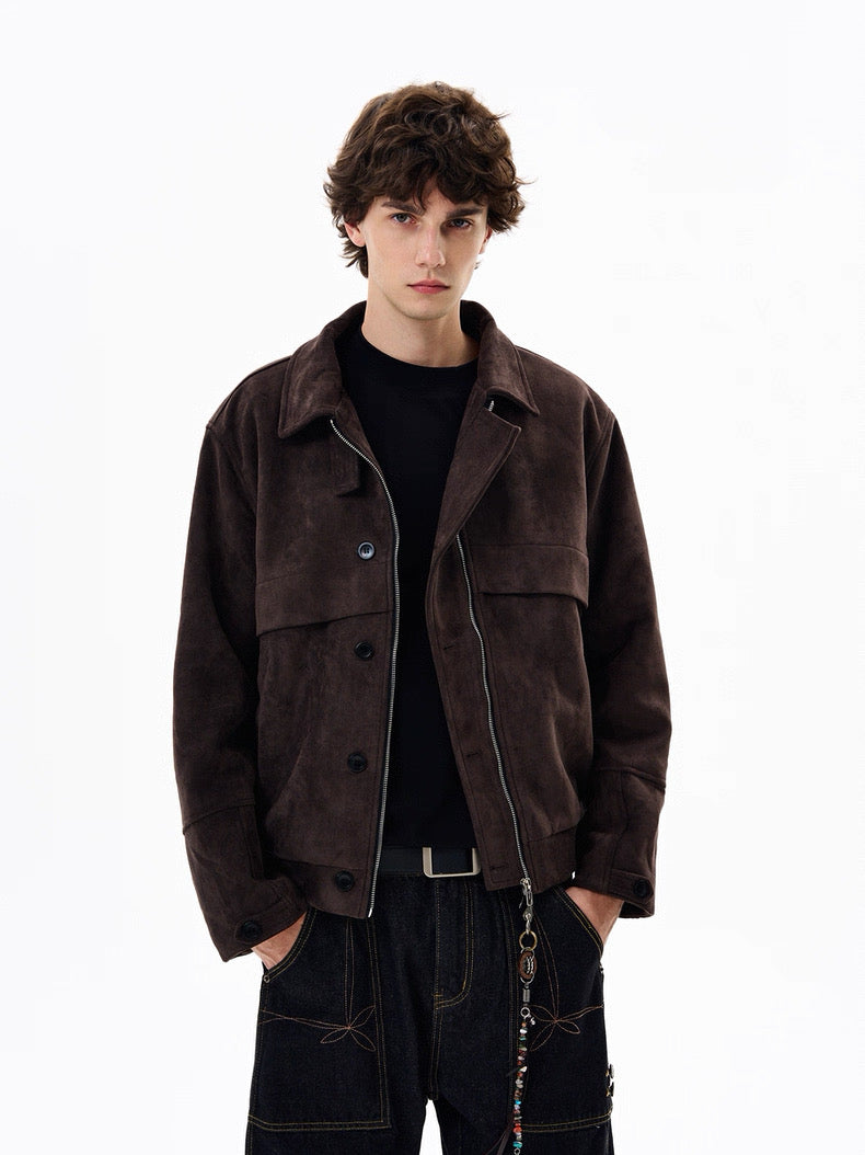 American Retro Suede Jacket  FE0349