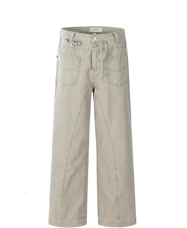 Men’s Vintage American Straight-Leg Cargo Pants  FE0343