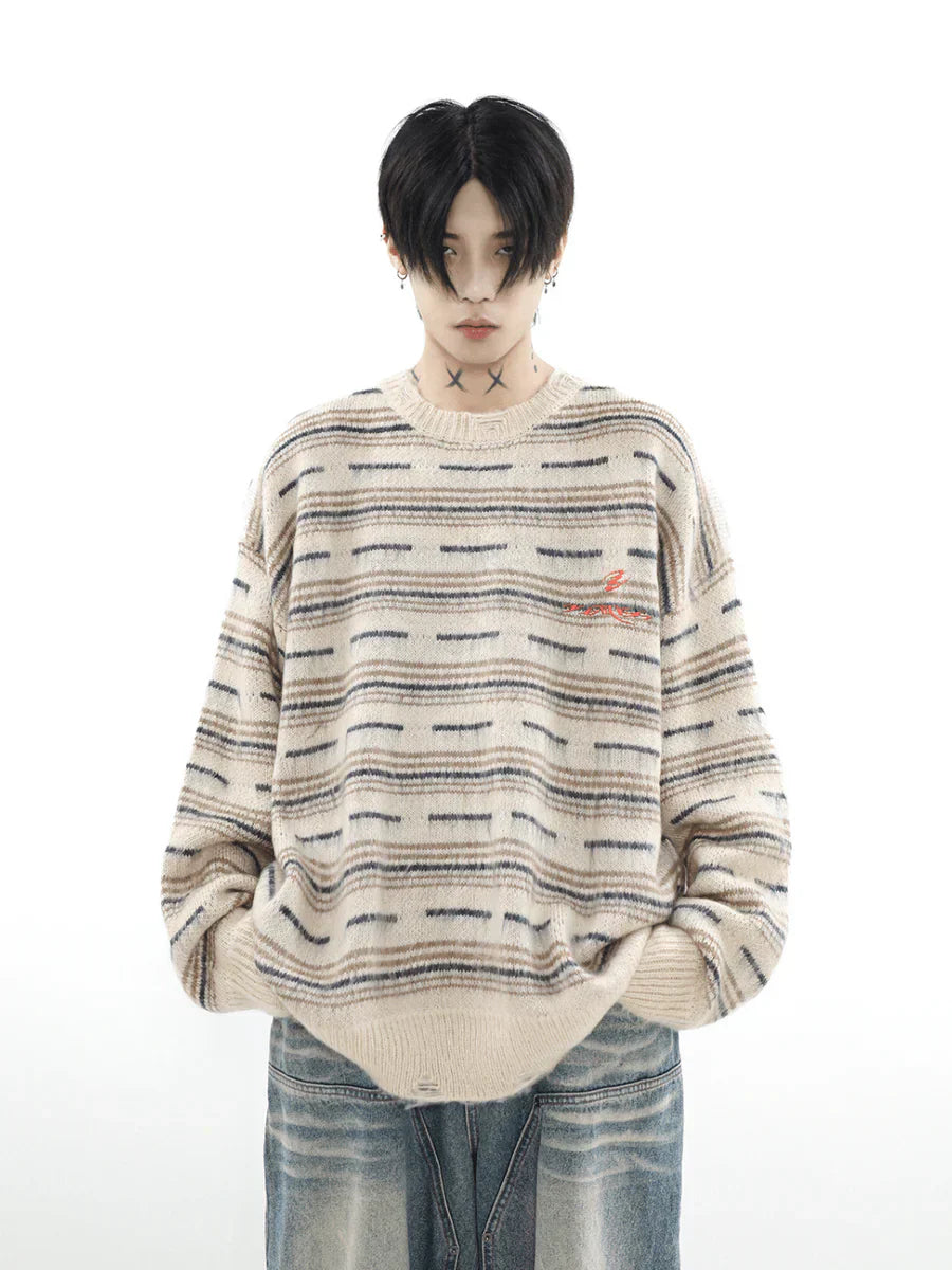 [MRNEARLY] ADVANCED SENSE OF ROUND NECK SWEATER  FE0651