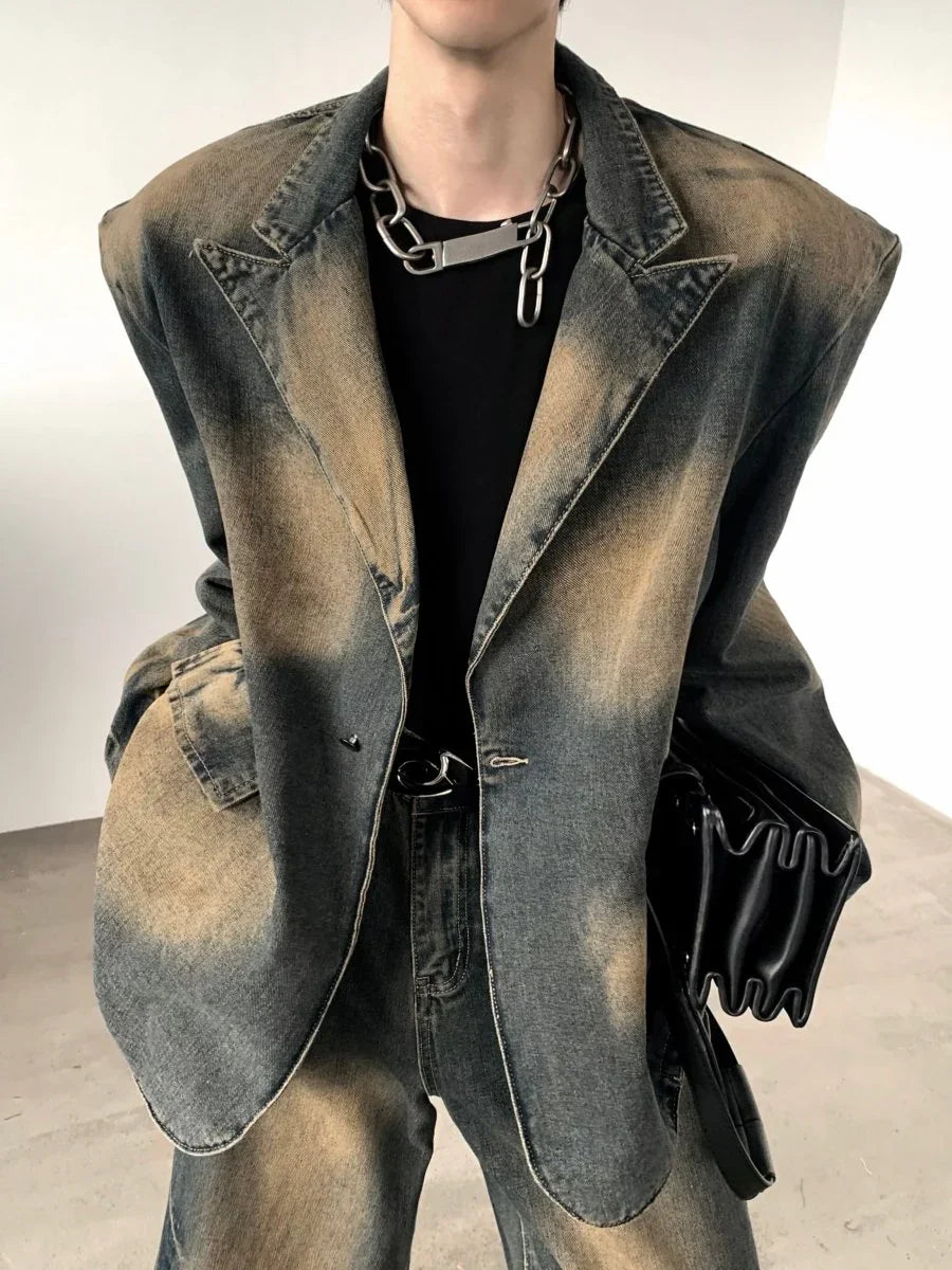 [AUTUMNWIND] DENIM JACKET + BOTTOMS  FE0450