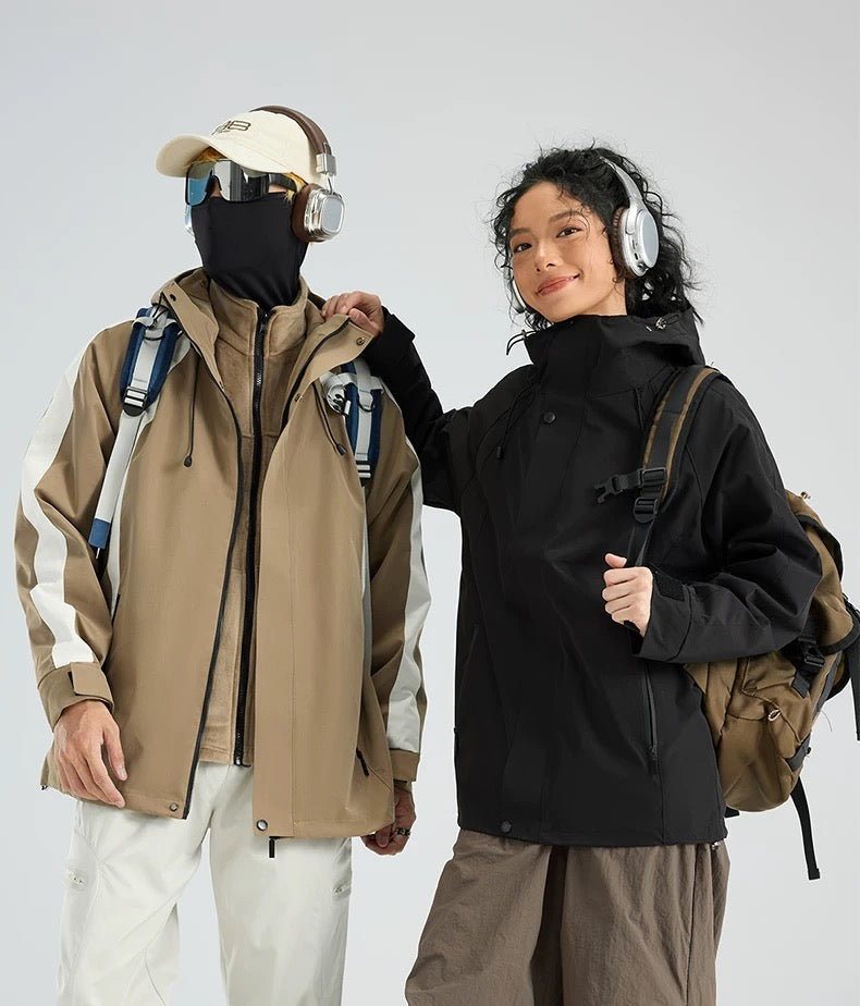 Men’s & Women’s 3-in-1 Outdoor Jacket  FE0328