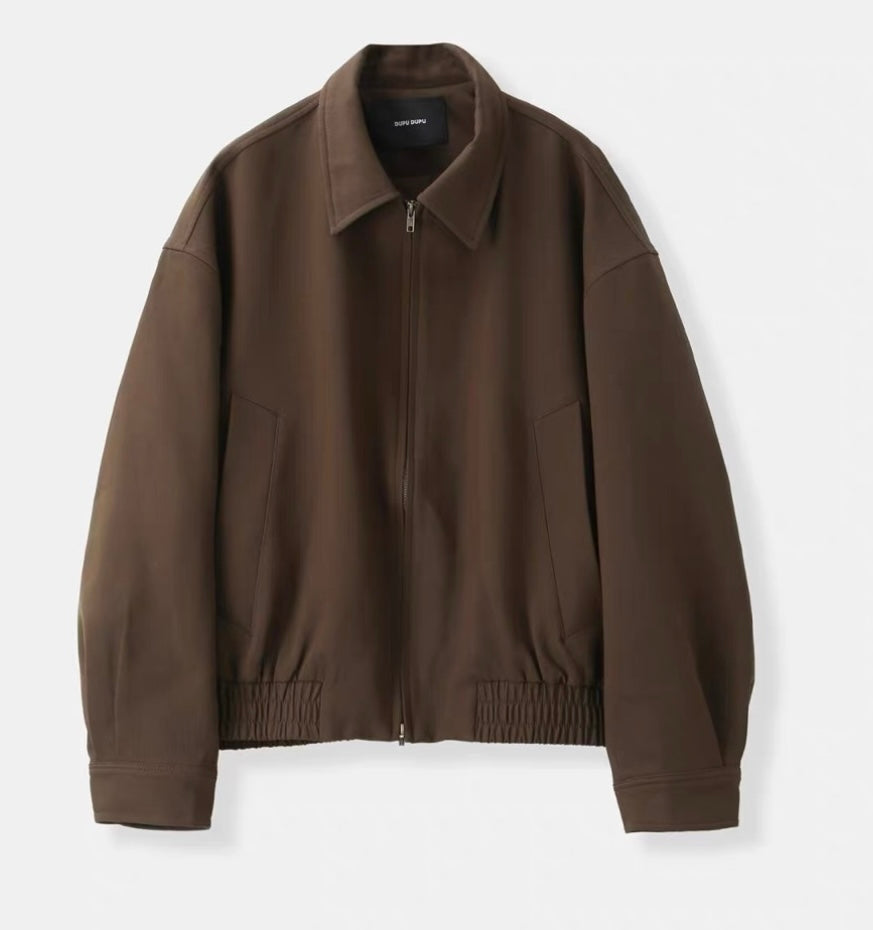 Men’s American Retro Commuter Jacket – Minimal Vintage Street Outerwear  FE0305