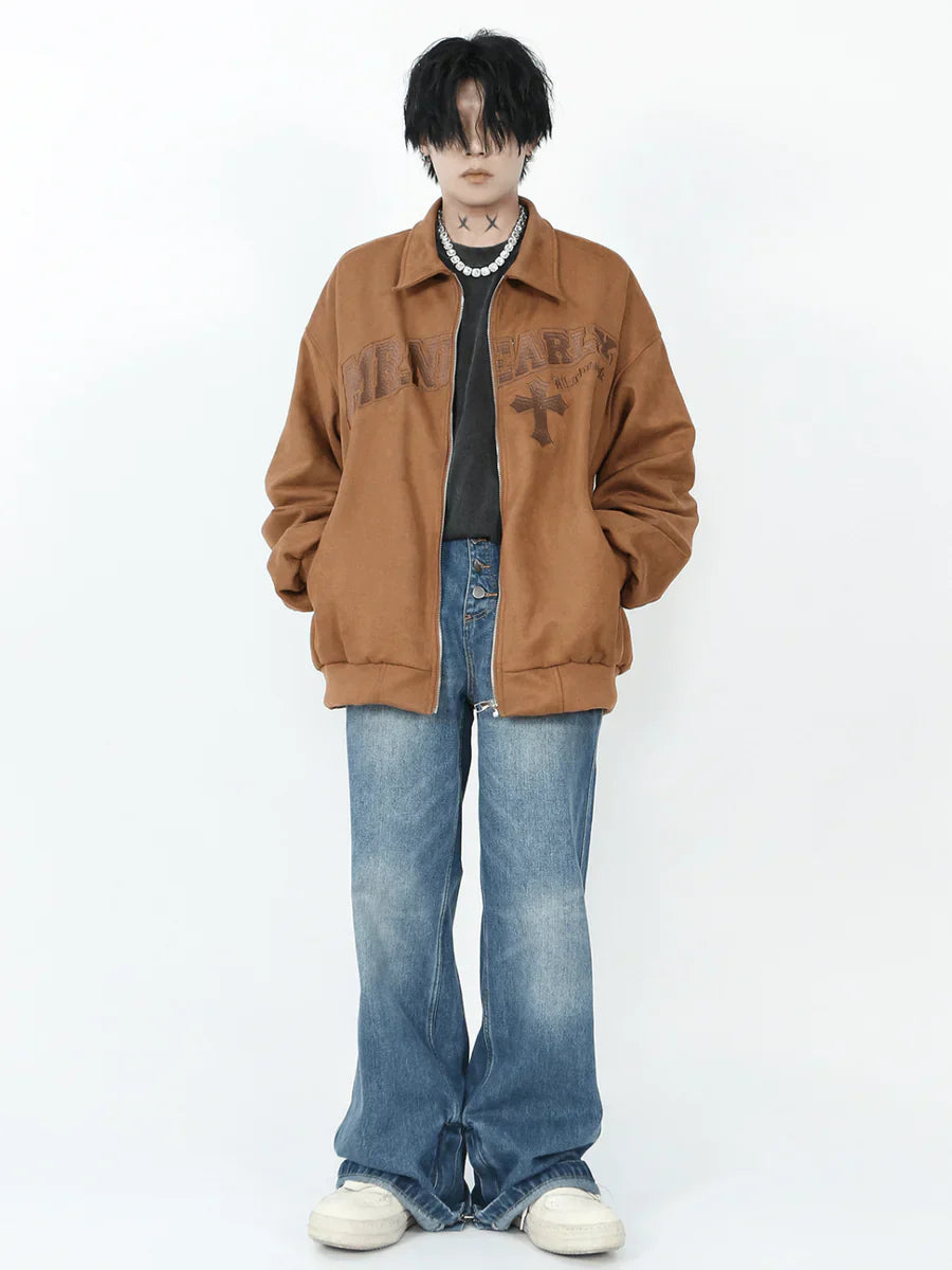 [MRNEARLY] SUEDE VINTAGE JACKET  FE0456