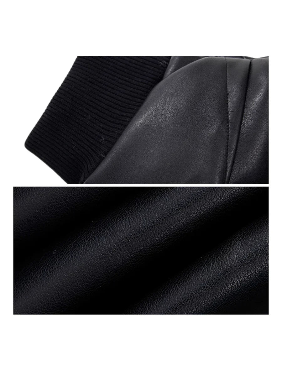 COTTON LEATHER JACKET FE0486