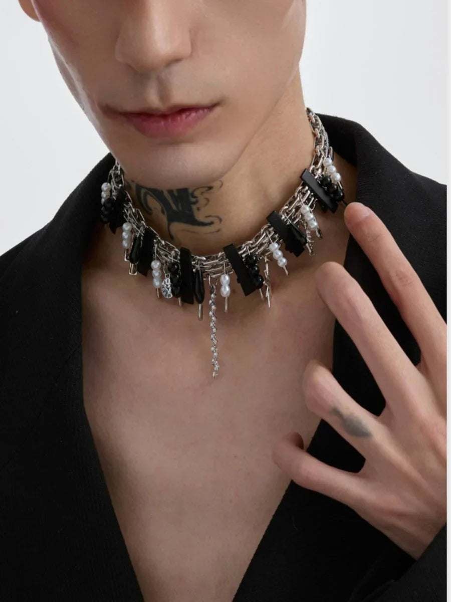 [STRUC TON] STRUC TON PUNK NECKLACE   FA102